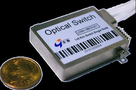 1.2dB 1x8 Optical Switch 8 Port Low Insertion Loss RoHS